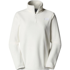 The North Face Дамски поларен пуловер The North Face Women's Glacier Fleece 1/4 Zip Jacket Fleece jumper - White Dune (105-6474-0613)