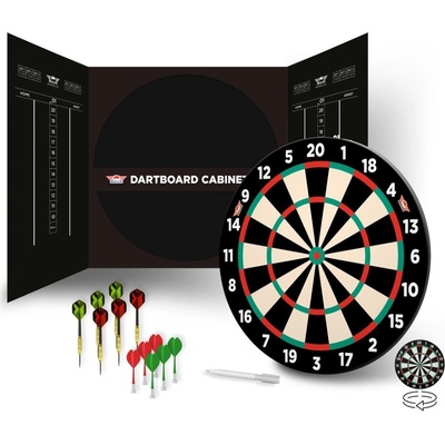Bull's Magnetic Paper Dartboard Cabinet Set