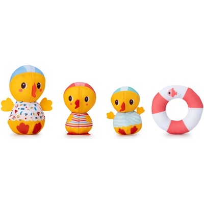 Lilliputiens kachní rodinka do vody