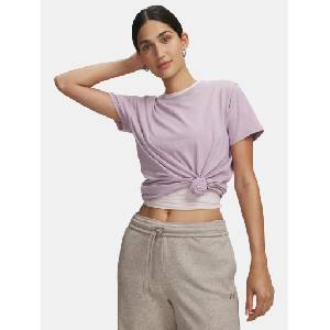 Under Armour Дамска тениска Under Armour Rival Cotton Wash SS Under Armour | Rozov | ЖЕНИ | XS