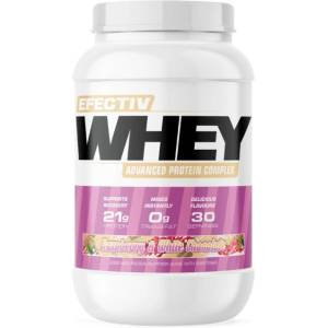 EFECTIV Nutrition Efectiv Whey | Advanced Protein Complex [900 грама] Бял шоколад с малини