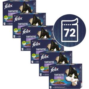 FELIX Fantastic избор с зеленчуци 72 x 85 г