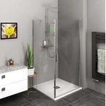 POLYSAN Zoom Line - Душ ъгъл 90x80 см, L/R вариант, Antidrop, прозрачно стъкло/хром ZL1290ZL3280 (ZL1290ZL3280)