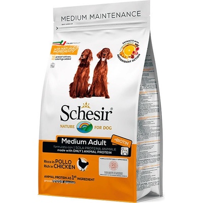 Schesir Dog Medium Adult Kuracie s ryžou 3 kg