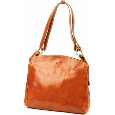 Florence dámska kožená kabelka 55 Camel Shoulder Medium