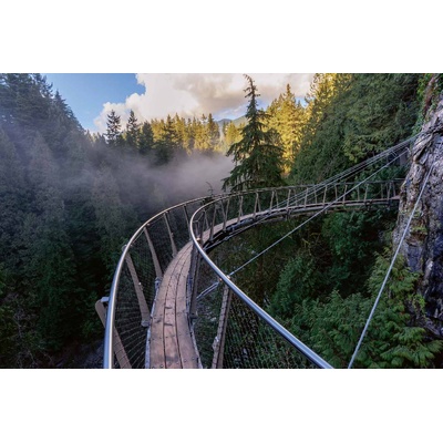 DIMEX ART Флизелинов фототапет висящ мост 375 x 250 см