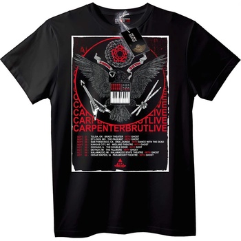 NOONEBRAND Тениска Carpenter Brut Живо Турне - XL, White