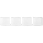 ferm LIVING Чаша за вода RIPPLE 200 ml, комплект от 4 бр. , бял, твърди LIVING (FERM1104269324)