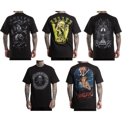 SULLEN подаръчна кутия (мъжка тениска 5 броя) sullen - nightmare collection 25 - sca7715kt_bk