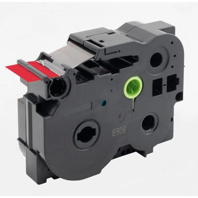 Compatible Съвместима лента с Brother TZ-FX461 / TZe-FX461, 36mm x 8m, гъвкави, черен печат / червен фон (TZe-FX461)