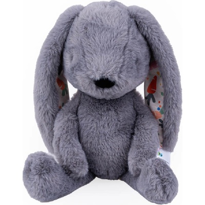 Moni Мека играчка За Гушкане Rabbit сив 81982 (111064)
