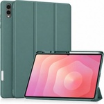Techsuit Калъф за Samsung Galaxy Tab S11 Ultra / Tab S12 Ultra - Flex Trifold (с държач за писалка) - Techsuit - Зелен (KF2365899)