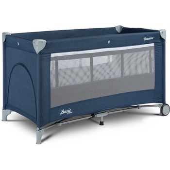 Caretero Сгъваема кошара за пътуване 2 нива Basic Navy Caretero (TERO-3935)