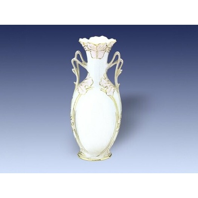 Váza secesná 11213 20,5cm biela Český porcelán Dubí
