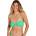 Rip Curl Custom Rib Bandeau bikini top - Green (Green)