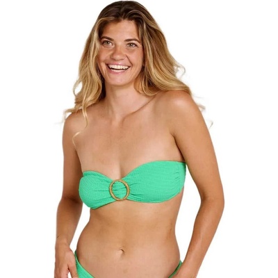 Rip Curl Custom Rib Bandeau bikini top - Green (Green)