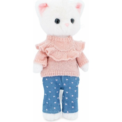 Orange Toys Lucky Kitty Sophie Denim Hearts