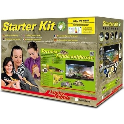 Lucky Reptile Starter Kit Tortoise 80x40x52 cm černé