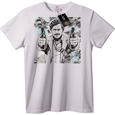 NOONEBRAND PABLO ESCOBAR Тениска Мафиотски Убиец - XS, Black