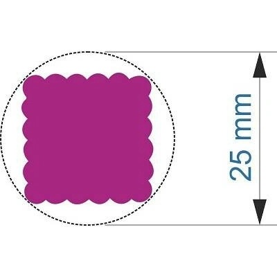 Wiler děrovačka ozdobná ozdobný čtvereček 25mm – Zboží Dáma