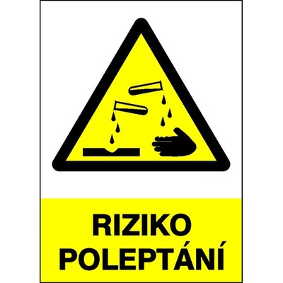 RAFO Samolepka Riziko poleptání Velikosti: A5 (15 x 21 cm)