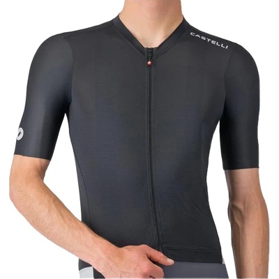 Мъжка фланелка с къс ръкав за колоездене Castelli Espresso 2 Jersey Cycling jersey - Black - размер XXL (056-3889-0216)