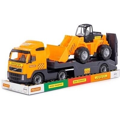 Polesie Auto Volvo tahač + Trailer + Traktor nakladač