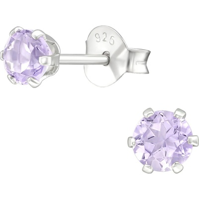 Majya Stříbrné náušnice VIOLETTA 10677