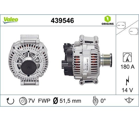 Alternátor VALEO 439546