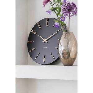 Karlsson Стенен часовник Esmerado 40 cm (KA6072BK)
