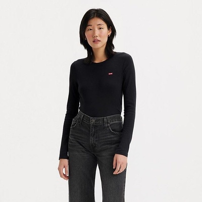 Levi's Women's Long-Sleeve Rib Baby T-Shirt 69555-0014