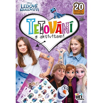 Jiri Models Omalovánky a 100 tetování FROZEN Ledové království