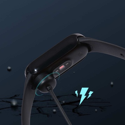 Tech-Protect Качествен твърд кейс с вграден стъклен протектор за дисплея на Xiaomi Mi Band - Tech-Protect Defense 360 Case (черен) (THP842BLK)