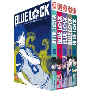 Blue Lock - Band 6-10 im Sammelschuber | Yusuke Nomura, Markus Lange (ISBN: 9782889516216)