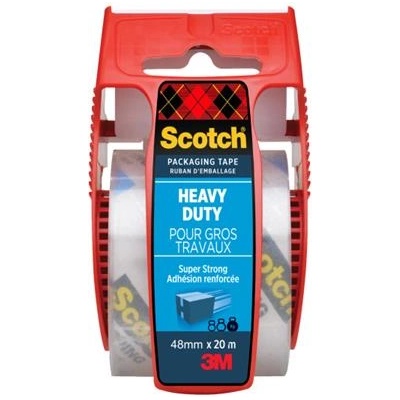 3M Опаковъчно тиксо, диспенсер, 48 mm x 20 m, 3M SCOTCH, прозрачно 7100296013 (7100296013)