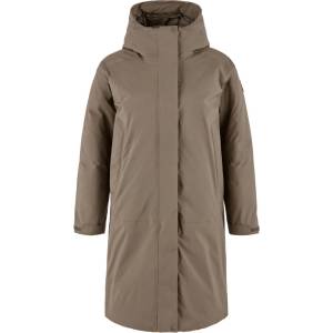 Fjall Raven Дамско палто Fjällräven Women's Övik GTX Padded Parka Coat - Suede Brown (102-5449-0213)