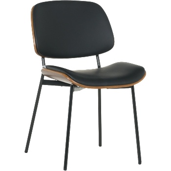 Bittel Посетителски стол КАРМЕН 1180 - орех-черен