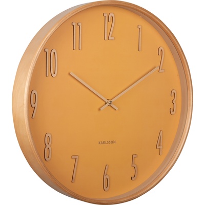 Karlsson Стенен часовник Gracil охра (KA5996YE)