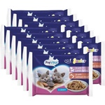 PreVital Cat Junior Консерва агнешка-индийка/сьомга-истинска риба в сос 52 x 100 г