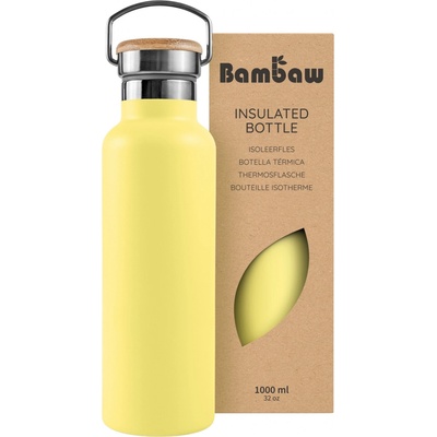 Bambaw Termoska z nerezové oceli 1 l Yellow Beam