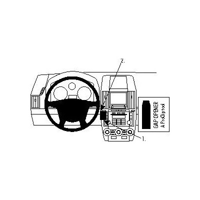 Brodit ProClip montážní konzole pro Land Rover Freelander 2 07-13/LR2 08-15, na střed vlevo 854004