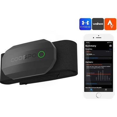 Chest Heart Rate Monitor Coospo H808S-B – Zboží Dáma