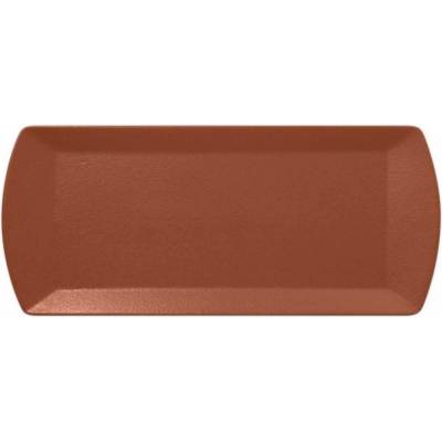 RAK Porcelain Talíř obdélný 35 x 15 cm hnědá RAK-NFOPSP35BW