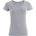 Promodoro 3086 / Дамска тениска slim fit с V-образно деколте - спортно сива M (403086v3302)