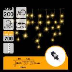 Aigostar - външна LED коледна гирлянда 200xLED 8x0, 6m IP44 топла бяла светлина (AI2531)