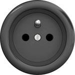 Kliklap - Ретро домашна розетка без рамка 230V антрацит (KA0042)