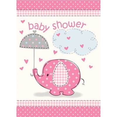 Pozvánky umbrellaphants "Baby shower" Holka Girl UNIQUE – Zbozi.Blesk.cz