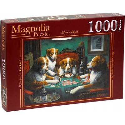 Magnolia Psi Hrají Poker 1000 dílků