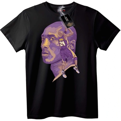 NOONEBRAND Тениска Kobe Bryant 24 баскетбол - 7XL, Black