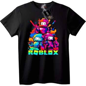 NOONEBRAND Тениска Roblox Цветни Герои - 4XL, White